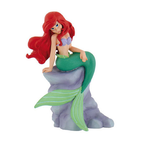 Figurines Ariel la petite sirène & Polochon, Disney