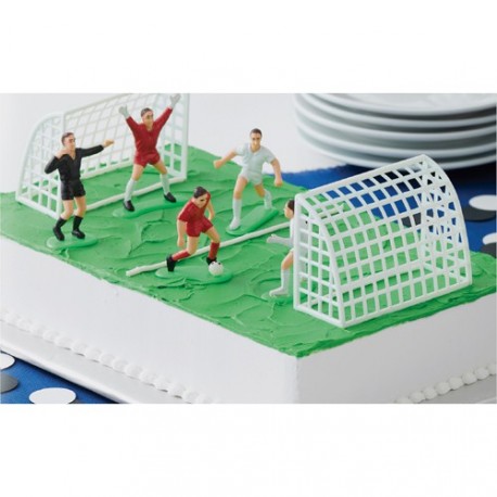 24 caissettes + 24 cake toppers Football - ScrapCooking®