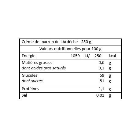 Crème de Marrons de l'Ardèche - 250 g