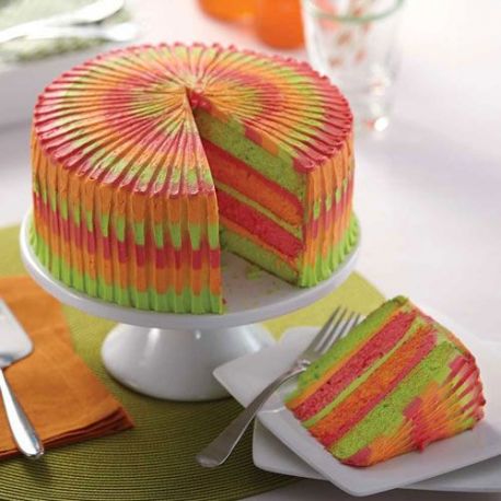 Moule Rainbow Cake Silicone Rond Moule Gâteau Rond Lot de 4 Moulle