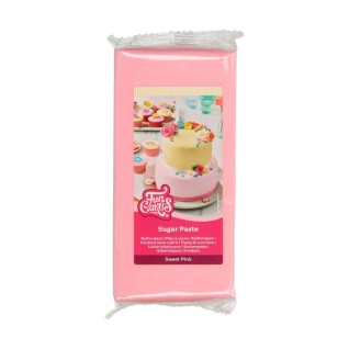 Pâte à sucre Funcakes rose fuchsia - 1kg