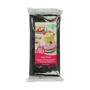 Pâte à sucre Funcakes Noir - 1kg