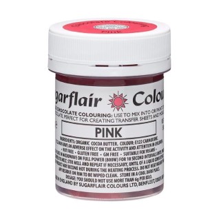 Colorant alimentaire pour chocolat couleur "rose" - 35 g