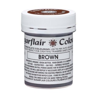 Colorant alimentaire pour chocolat couleur "marron" - 35 g