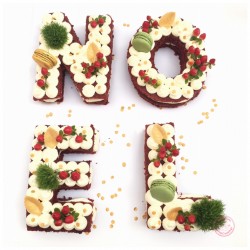 Gabarits pour letter cake "Noël"