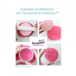 Outboss™ pour pâte à sucre "BOOtiful" - Sweet Stamp