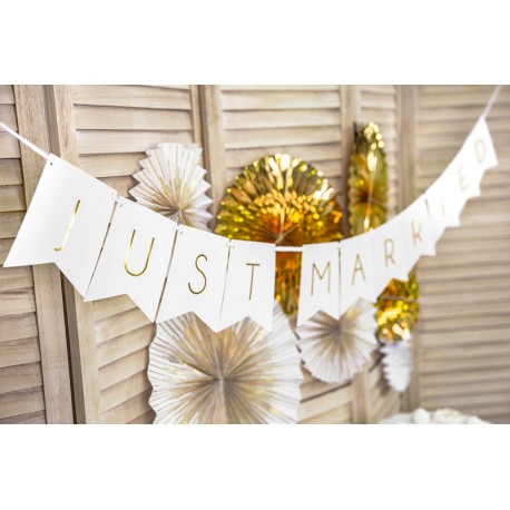 Acheter décoration mariage bannière “Just Married”