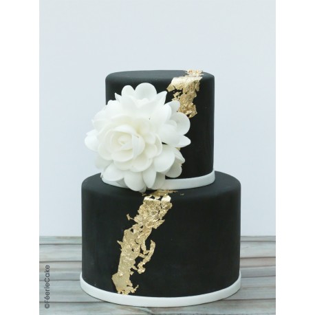 Pâte à sucre Prestige 250g noir pour décoration de gâteau
