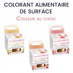 Colorant alimentaire de surface - Doré - 5 g - Colorant