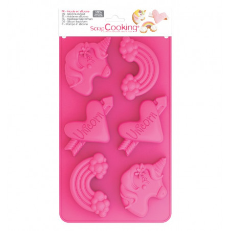 Moule en silicone “licorne”