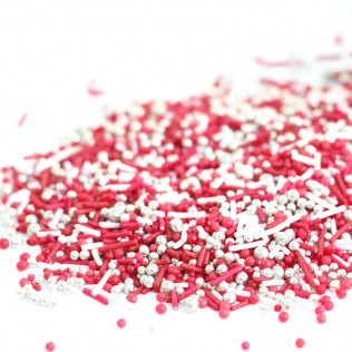 Assortiment décors sucrés Fairy Sprinkles - Red Velvet 100 g