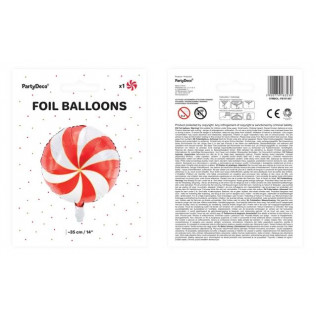 Ballon serpentine en aluminium 35 cm - différentes couleurs