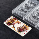 Moule 3 tablettes de chocolat "Xmas Friends" -  27,5 x 17,5 cm - Pavoni