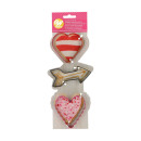 Lot de 3 Emporte-pièces "Saint Valentin'" Wilton