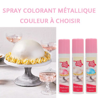 SCRAPCOOKING Spray colorant alimentaire doré 75 ml pas cher