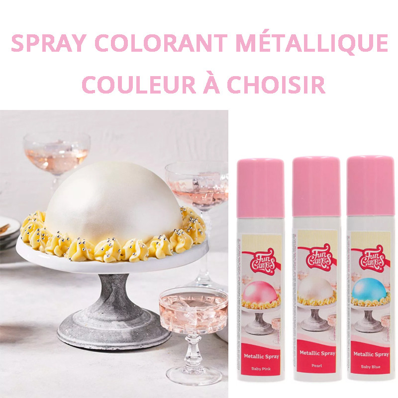 Colorant spray effet velours - Différentes couleurs - Féerie Cake