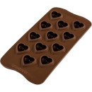 Moule en silicone pour chocolat 3D, My love Marron