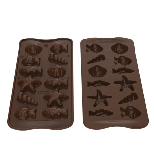 Moule en silicone Silikomart pour chocolat friture 3D - Féerie Cake