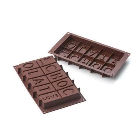 Moule en silicone "I Love Chocolat"